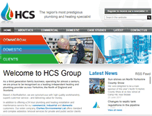 Tablet Screenshot of hcsmechanical.com